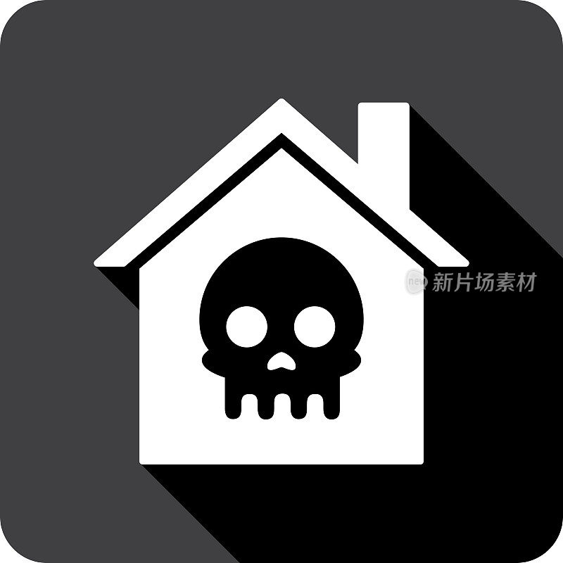 House Skull图标剪影